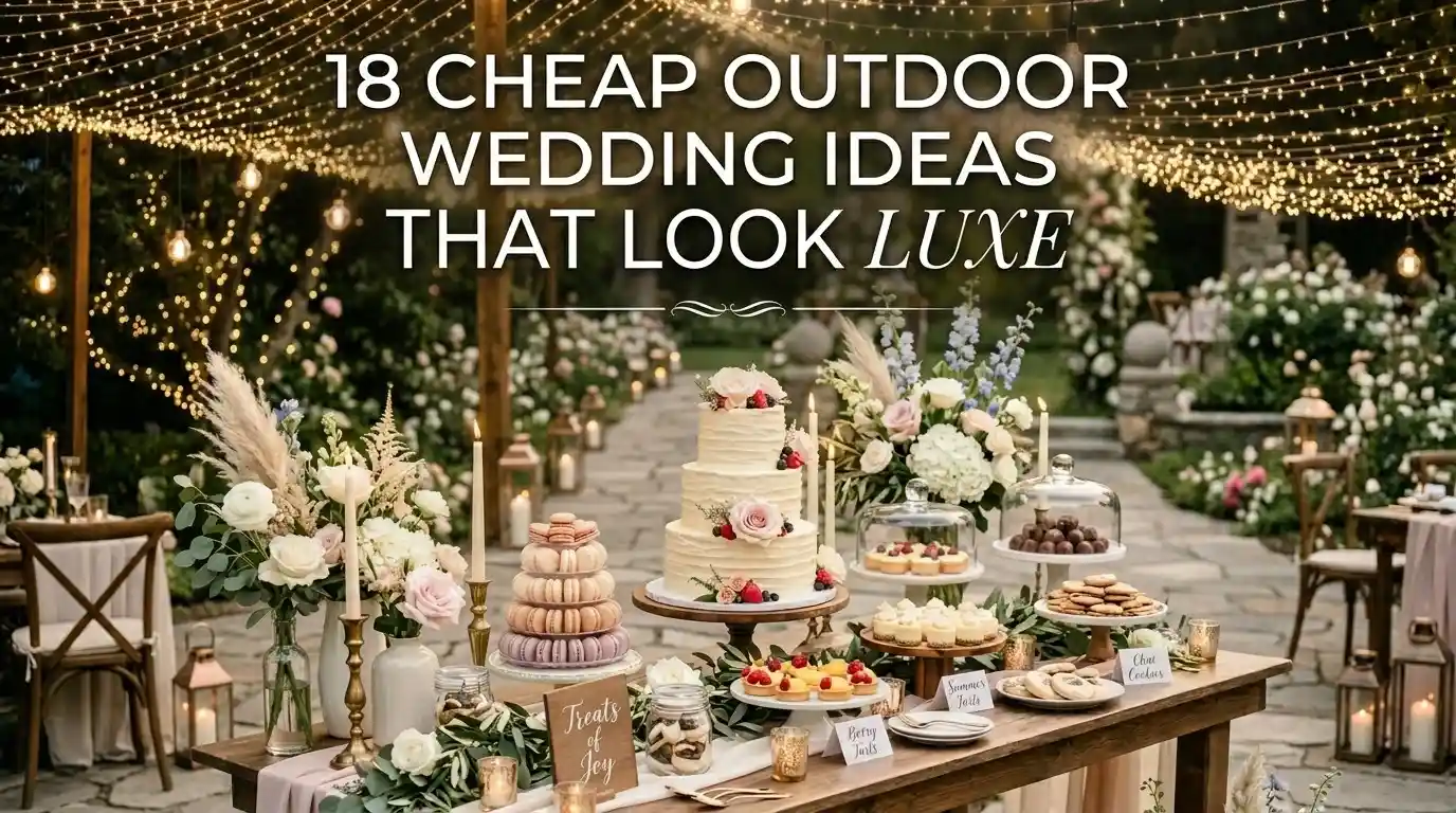 18 Cheap Outdoor Wedding Ideas That Look Luxe