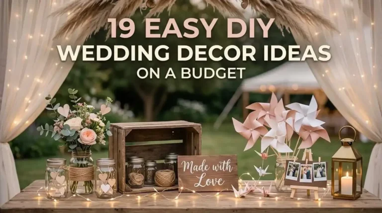 19EasyDIYWeddingDecorIdeasonaBudget
