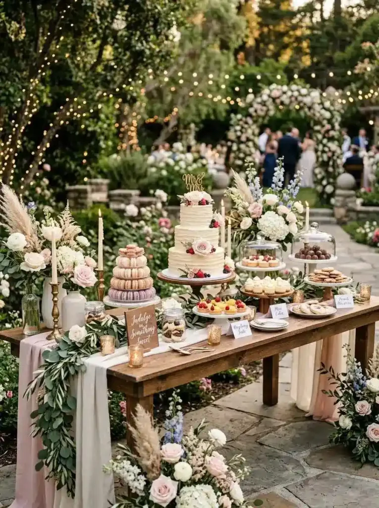 ChicDessertTableDisplay