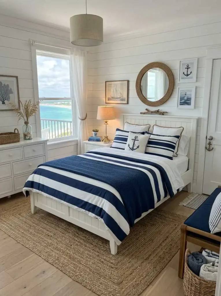 Nautical Navy Accent Room