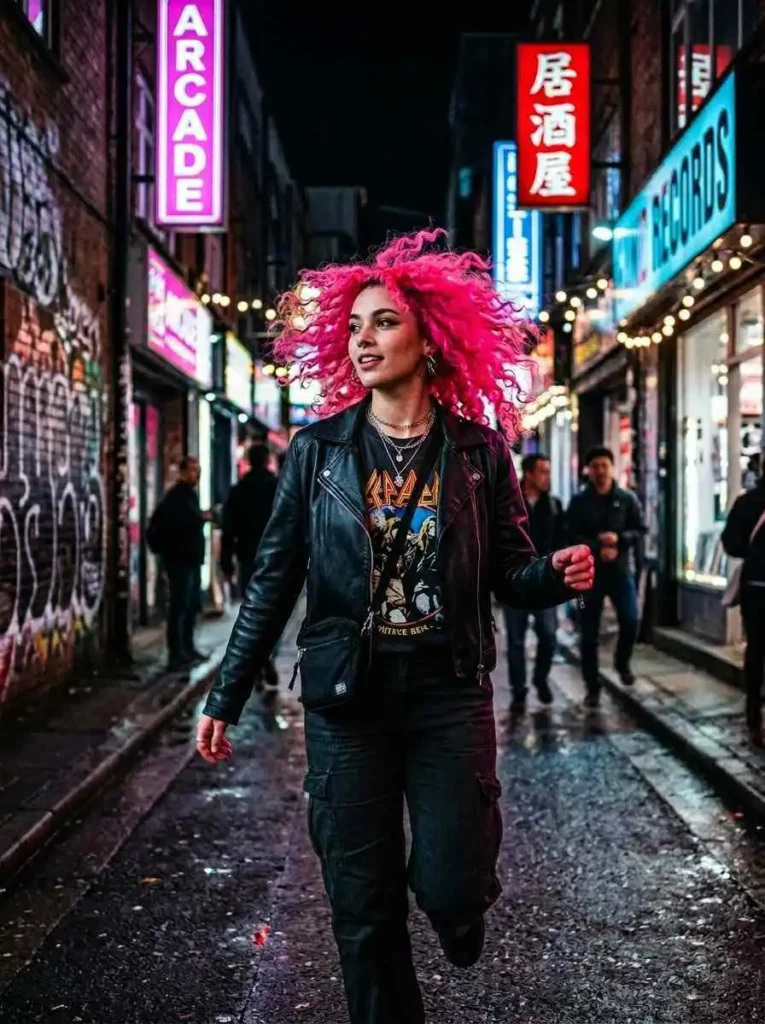 NeonPinkBoldCurls