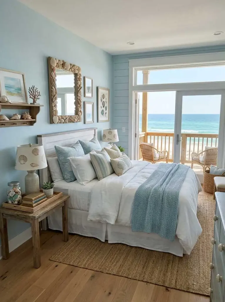 Seashell Accent Bedroom