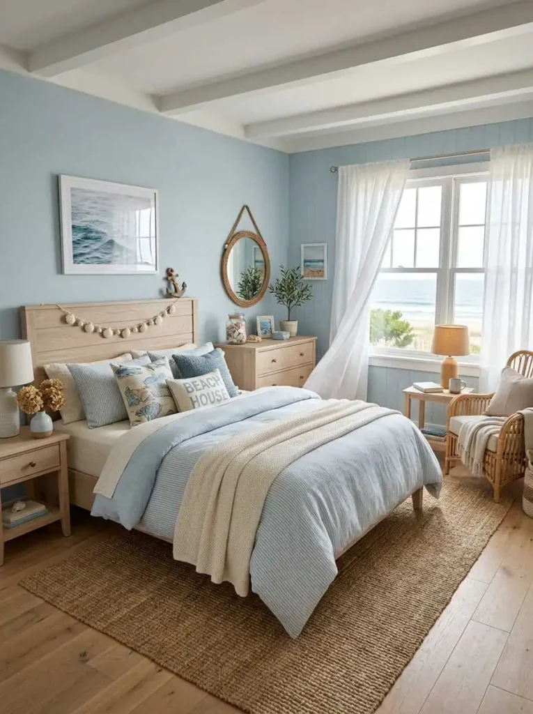 Soft Blue Coastal Retreat