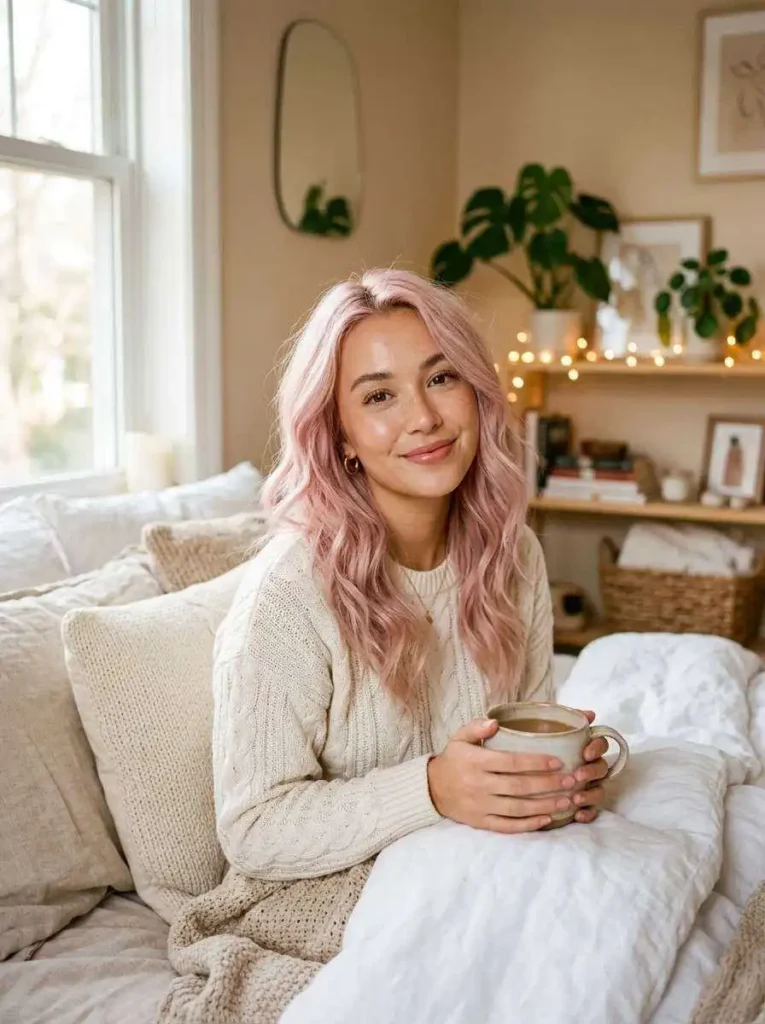SoftPastelPinkWaves