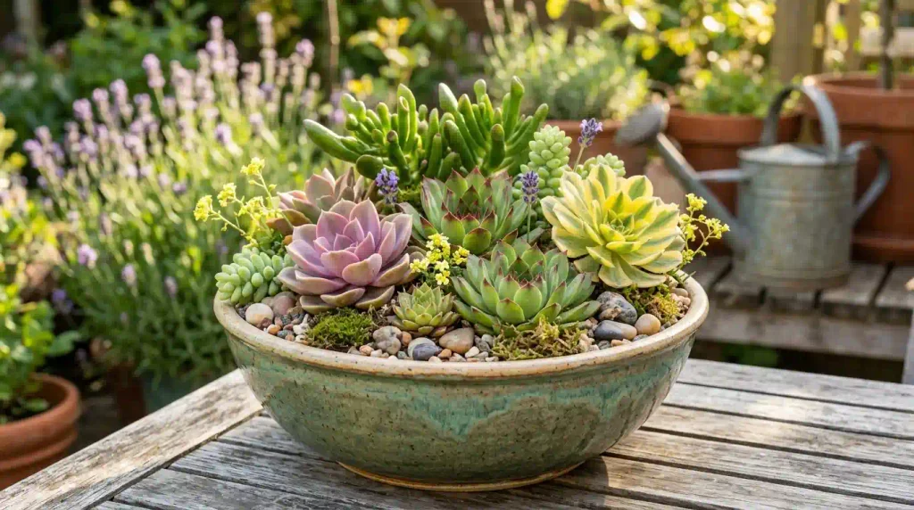 Succulent Spring Bowl