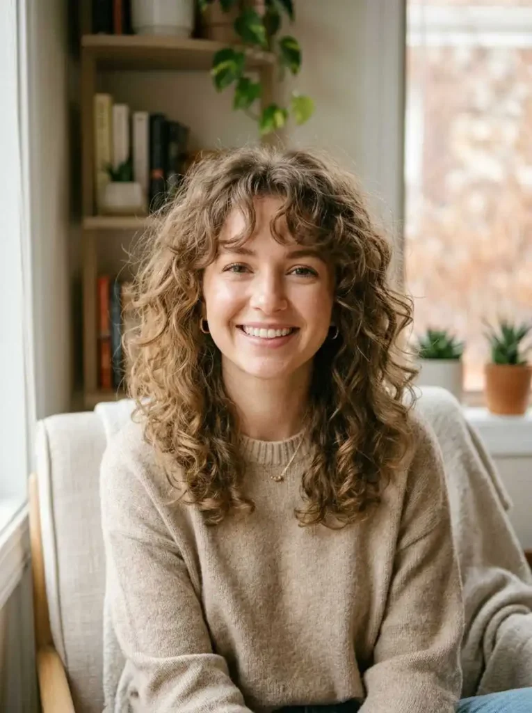 Diffused Natural Curl Look