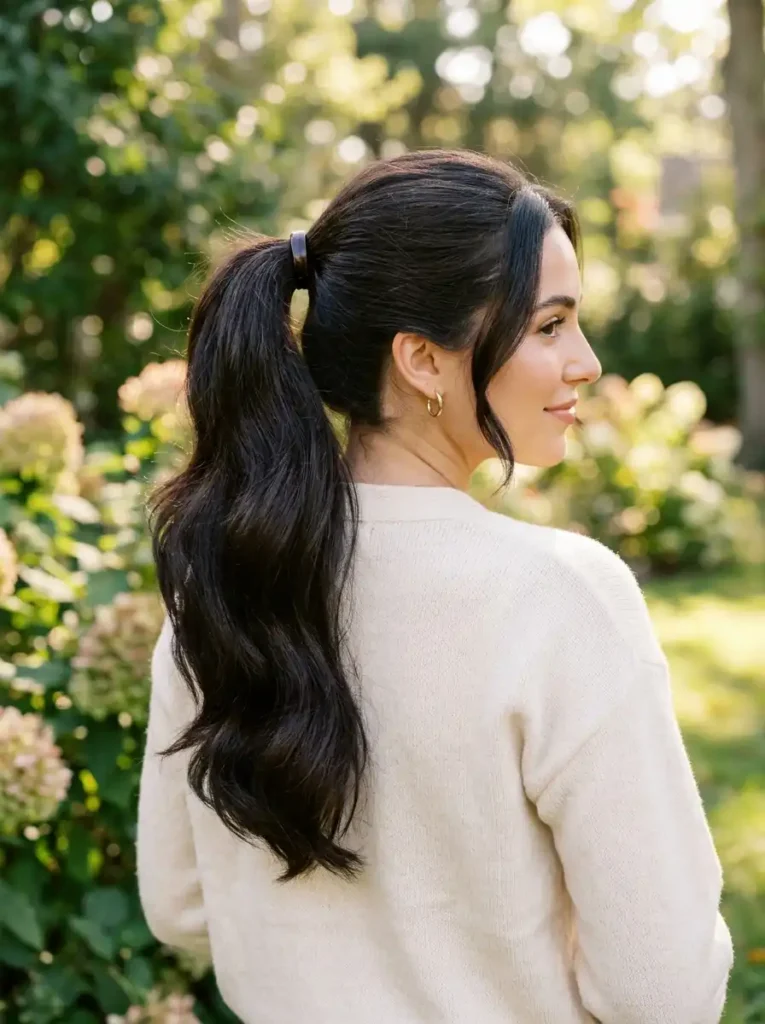Black Tea for Fuller Ponytails