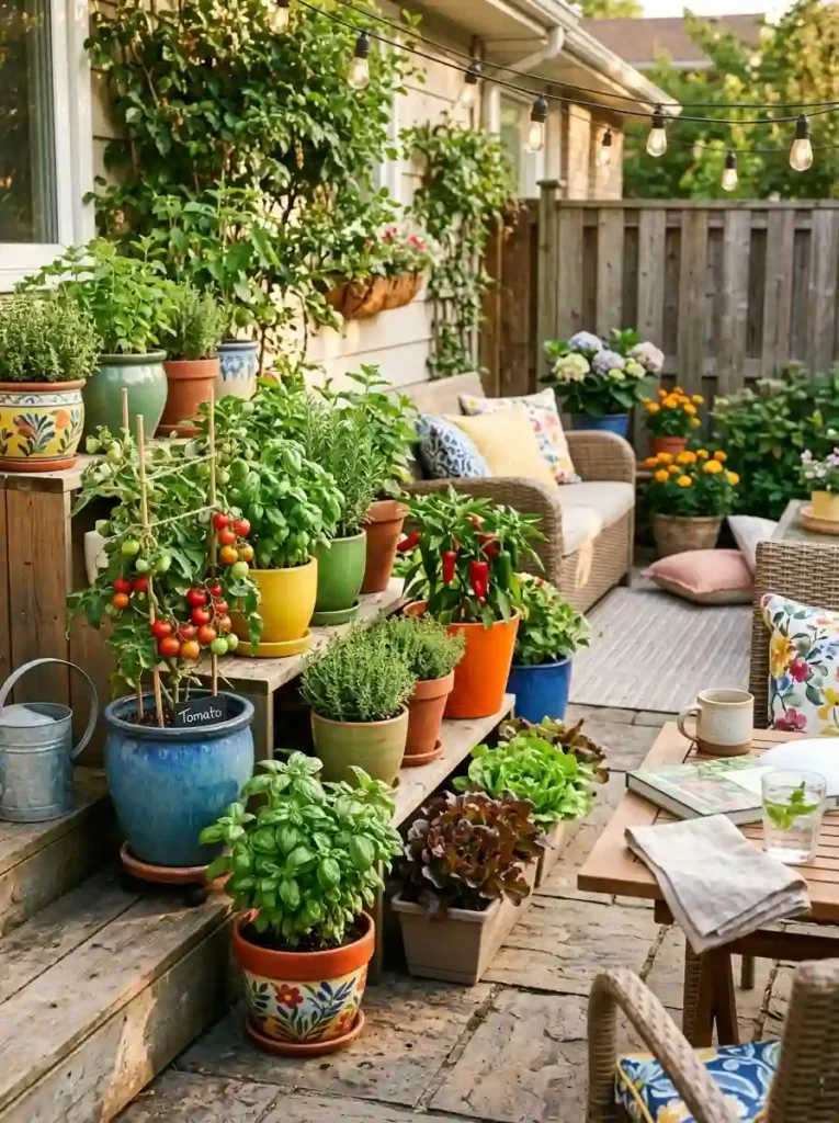 11.Container Vegetable Garden
