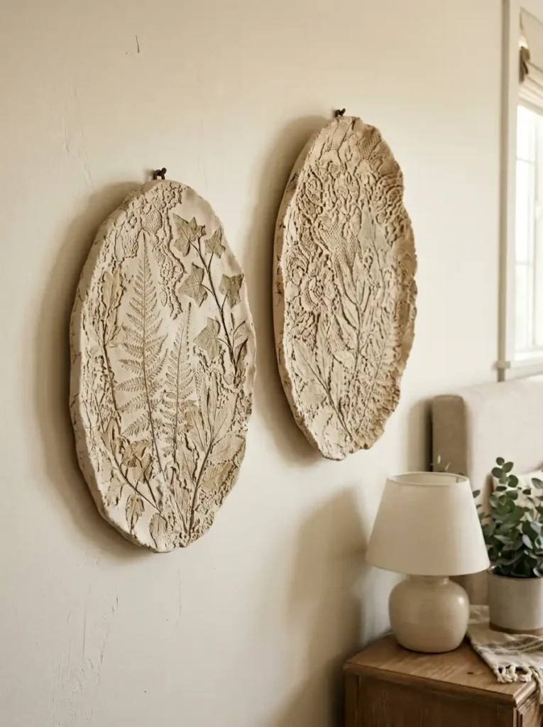 DIY Plaster or Clay Wall Art
