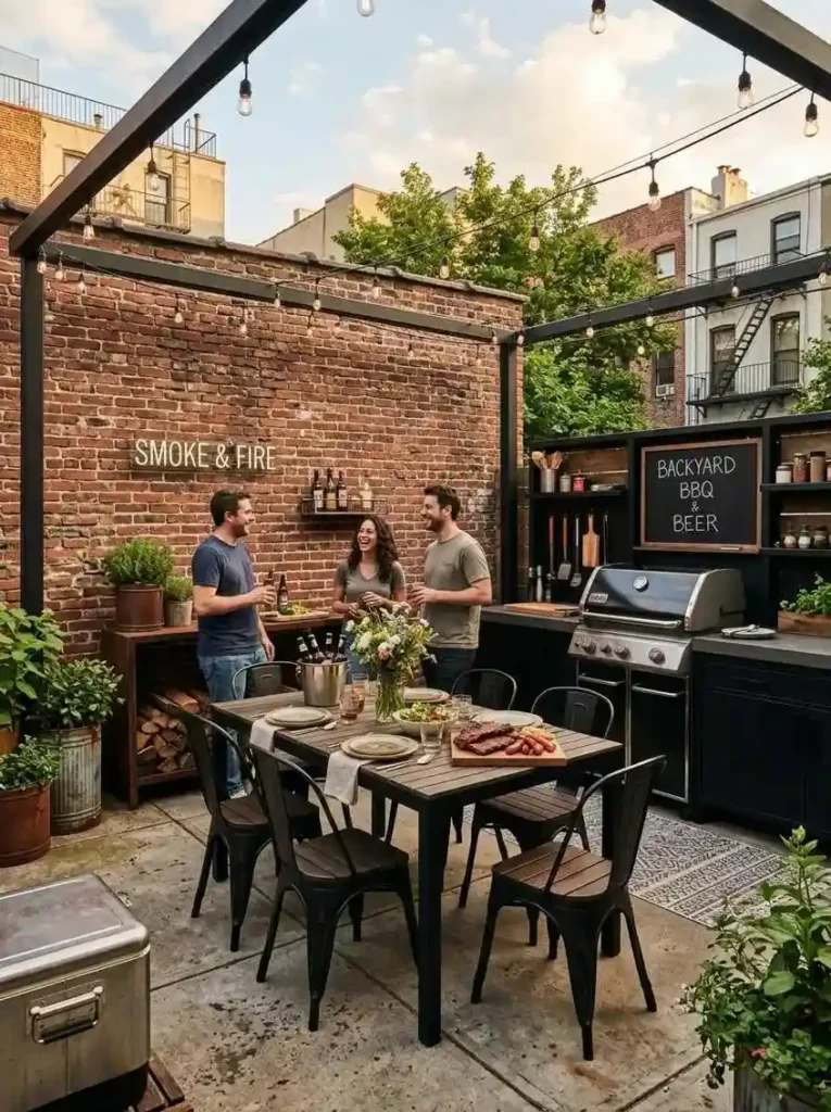 IndustrialStyleBBQPatio