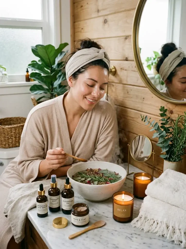 Rosemary Steam Facial Ritual