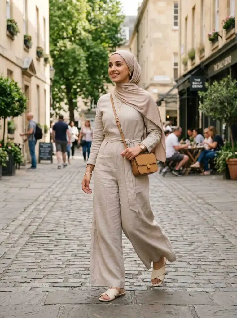 Wide-Leg Jumpsuit Outfit