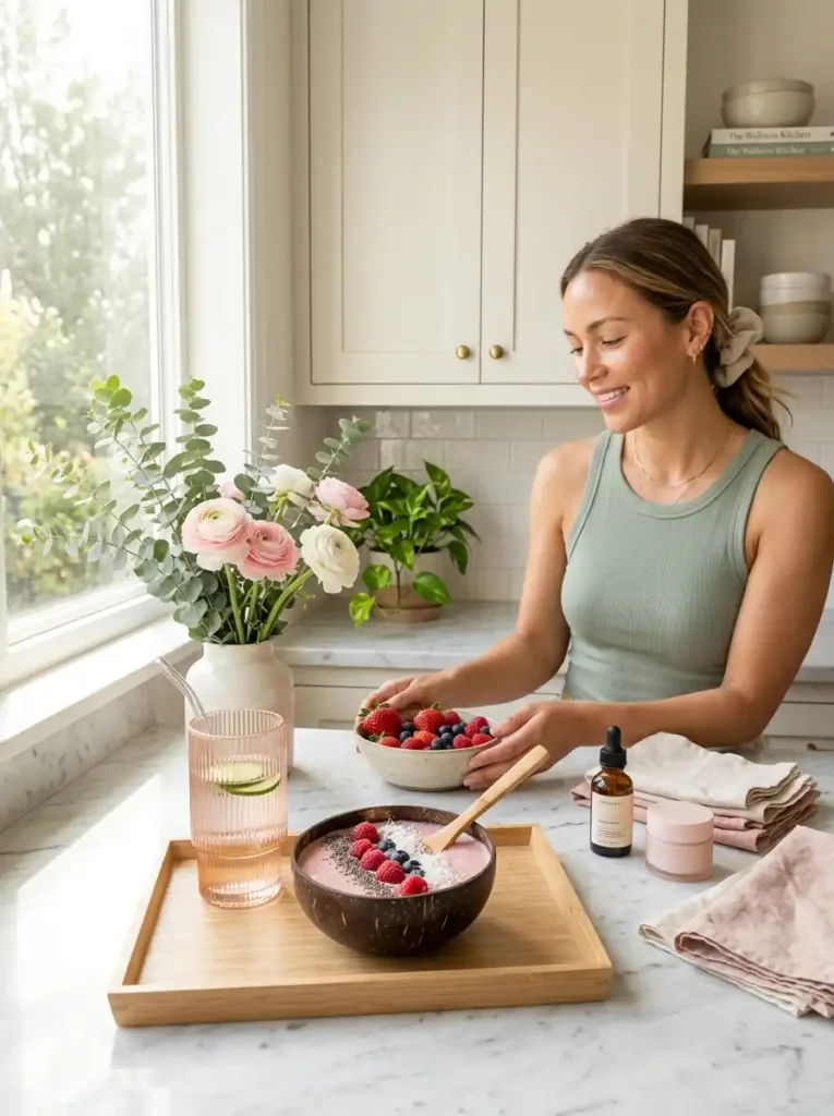 15.Collagen Smoothie Beauty Routine