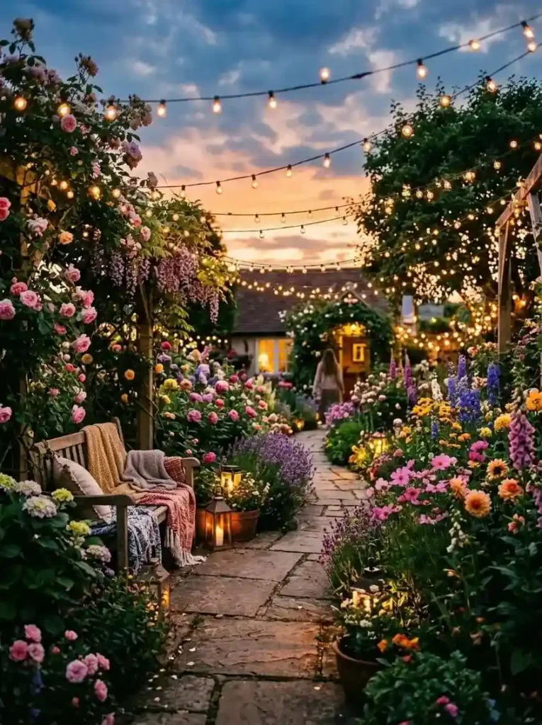 EveningGlowSummerGarden