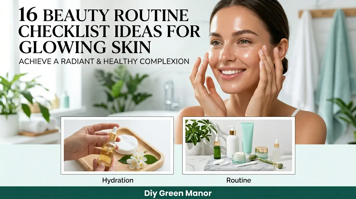 16 Beauty Routine Checklist Ideas for Glowing Skin