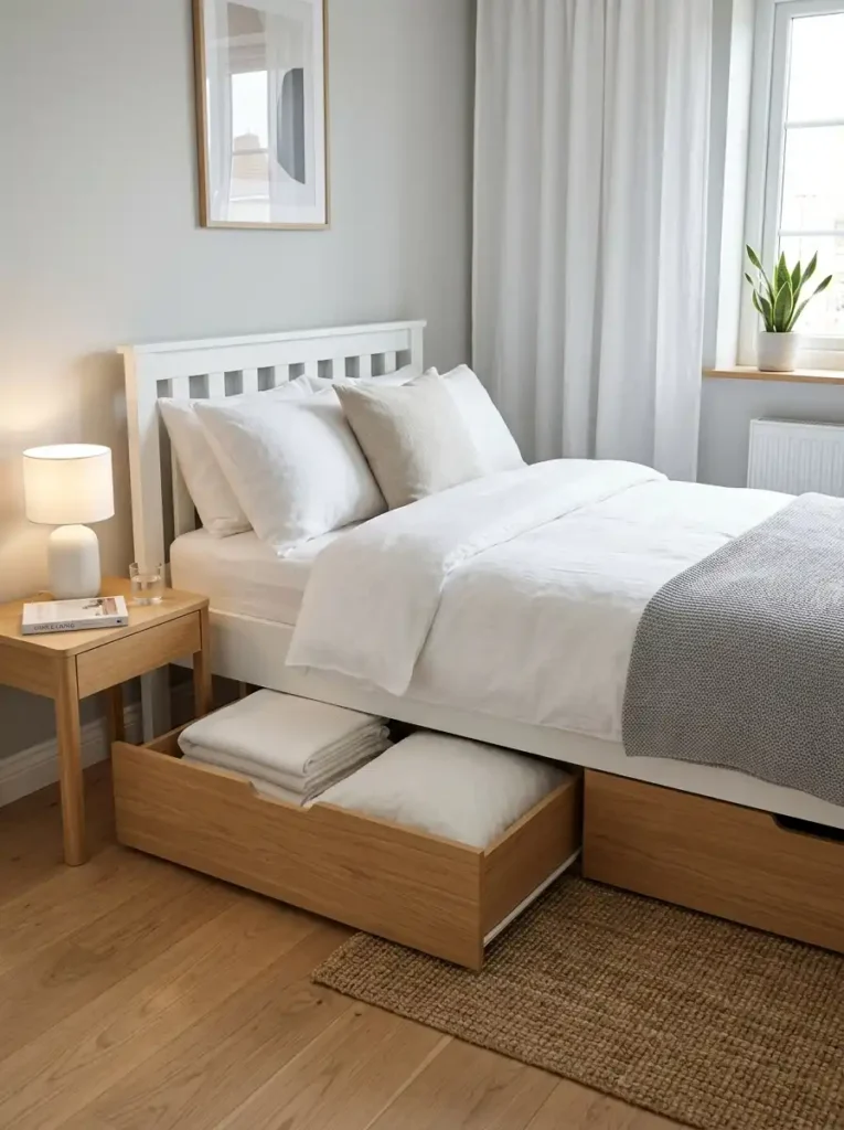 Use Under-Bed Storage Cleverly