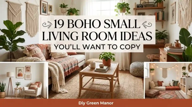 19 Boho Small Living Room Ideas You’ll Want to Copy