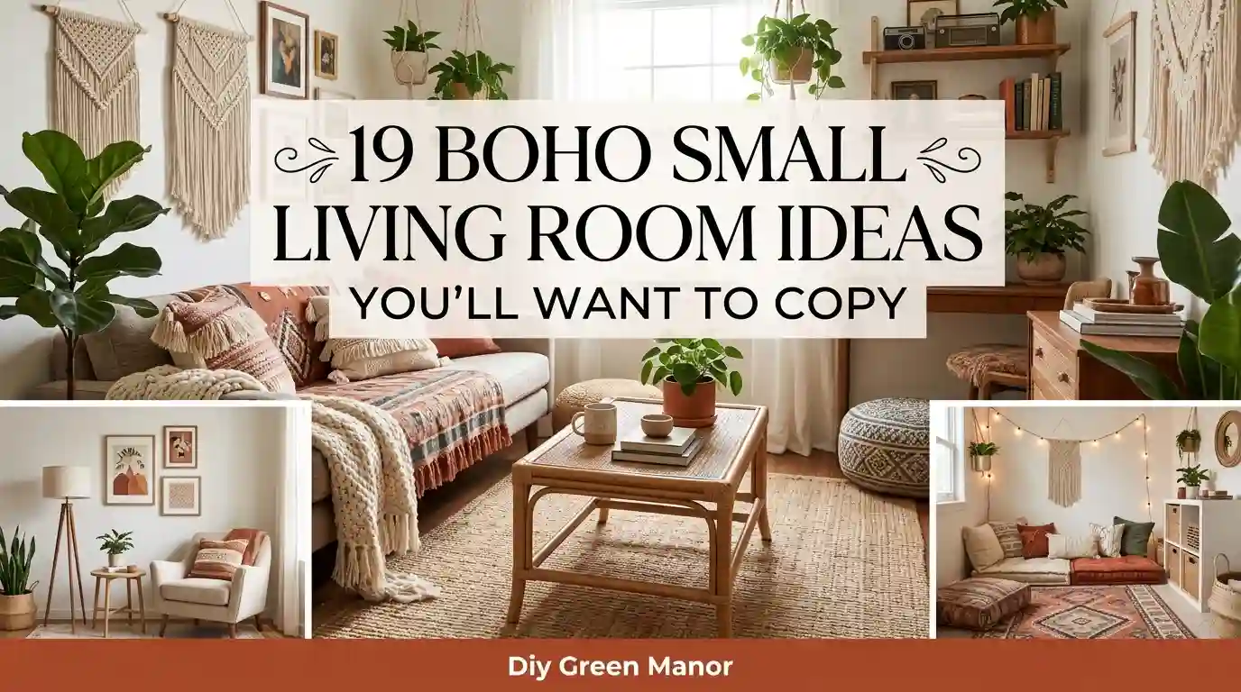 19 Boho Small Living Room Ideas You’ll Want to Copy