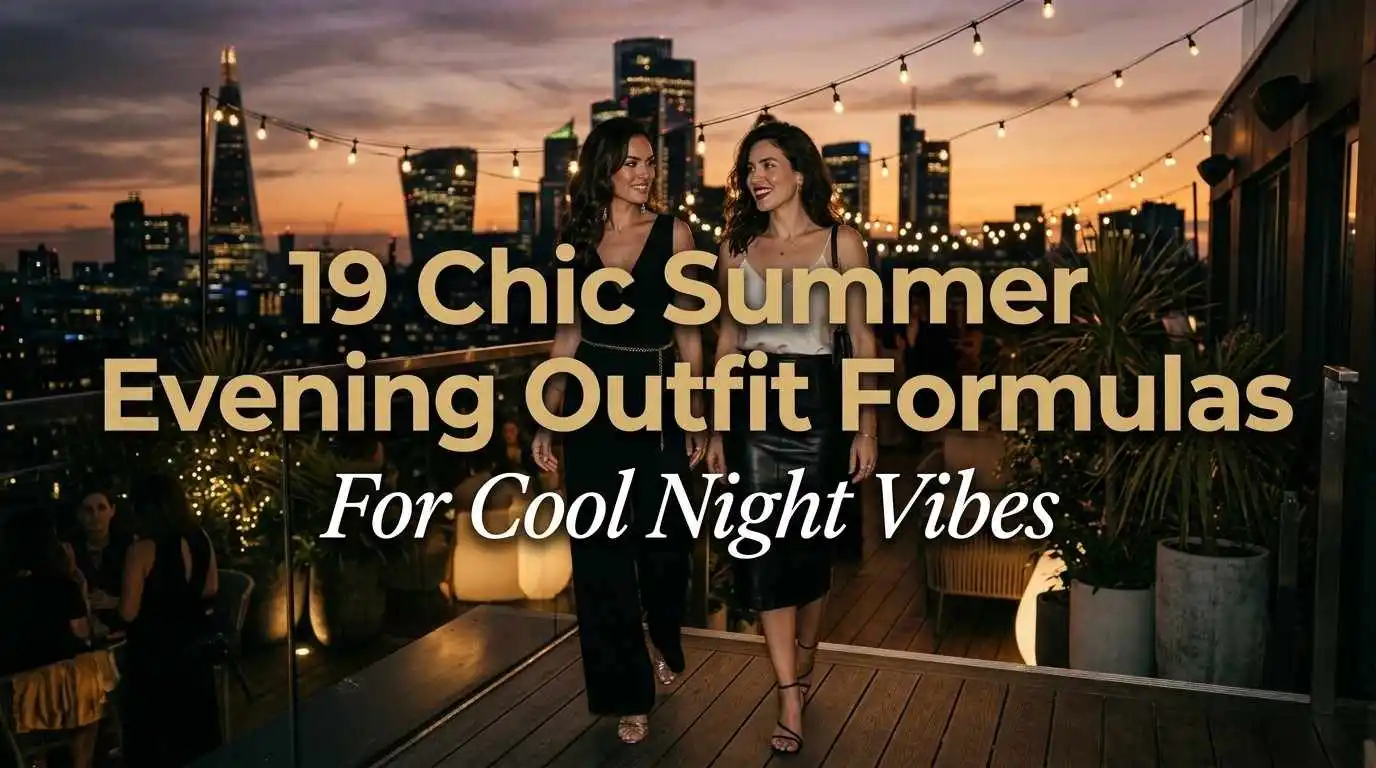 19ChicSummerEveningOutfitFormulasforCoolNightVibes