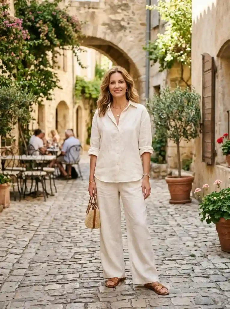 The Linen Monochrome Set
