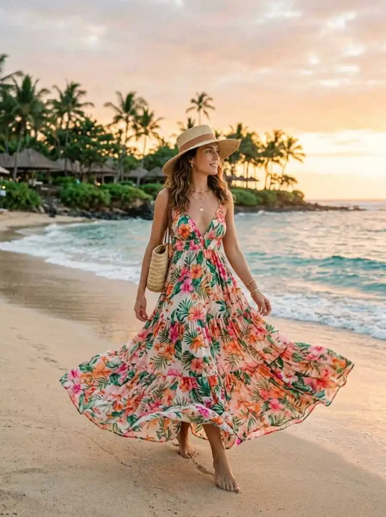 Flowy Floral Maxi Dress
