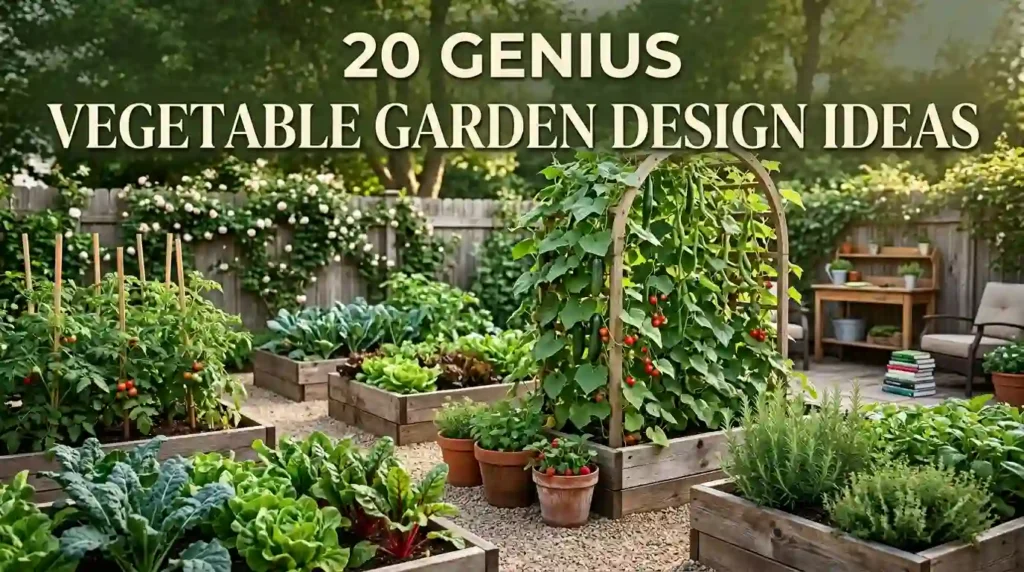 20 Genius Vegetable Garden Design Ideas