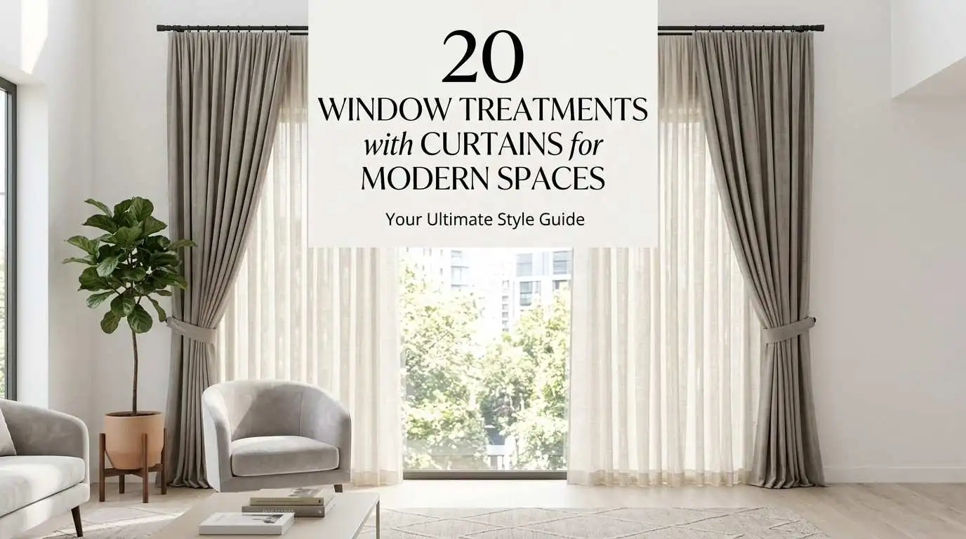 20 Window Treatments with Curtains for Modern Spaces
