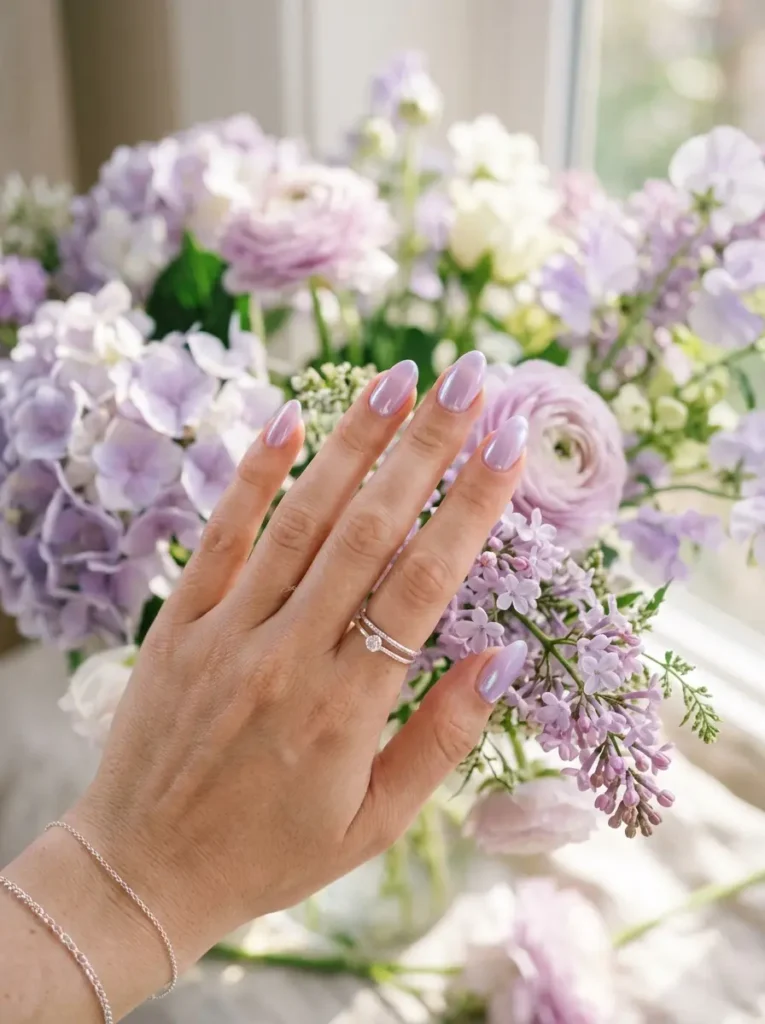 3. Pastel Lavender Glazed Dream