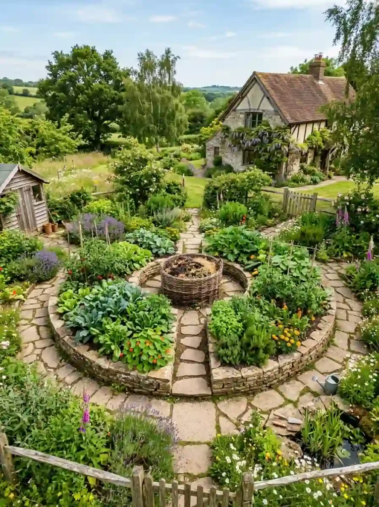 3.Circular Keyhole Garden
