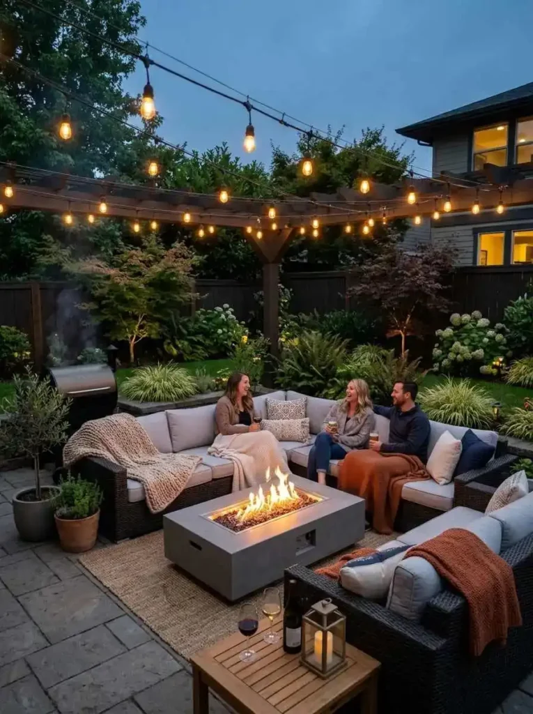 CozyFirePitandBBQCombo