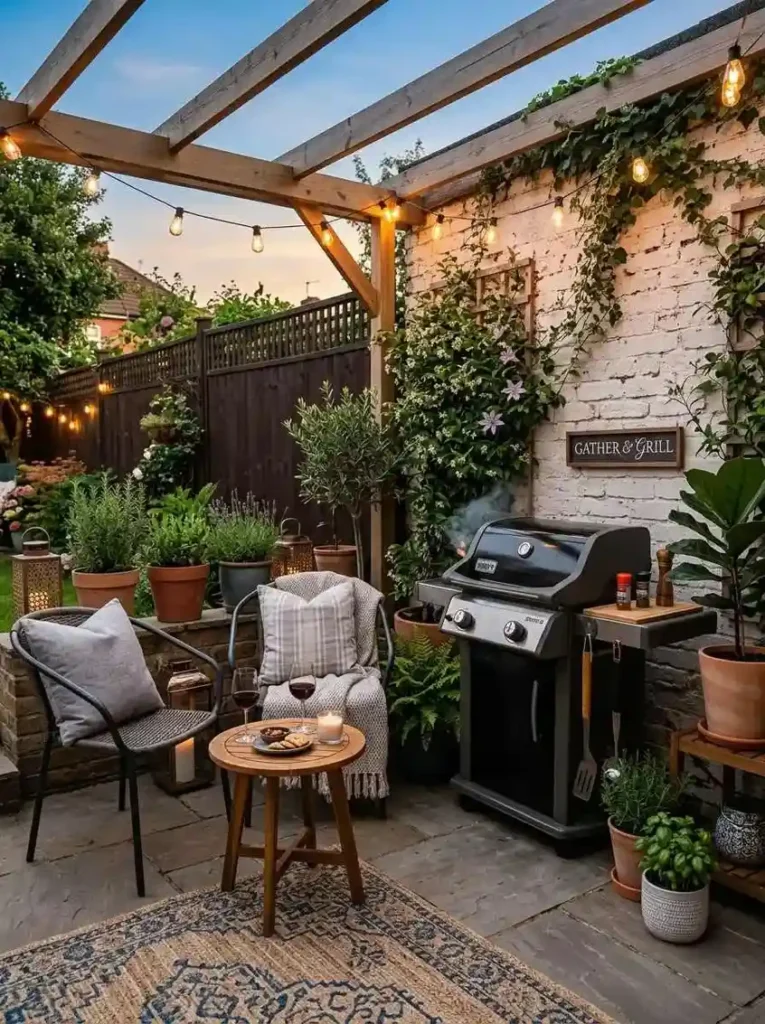 SmallBackyardBBQCorner