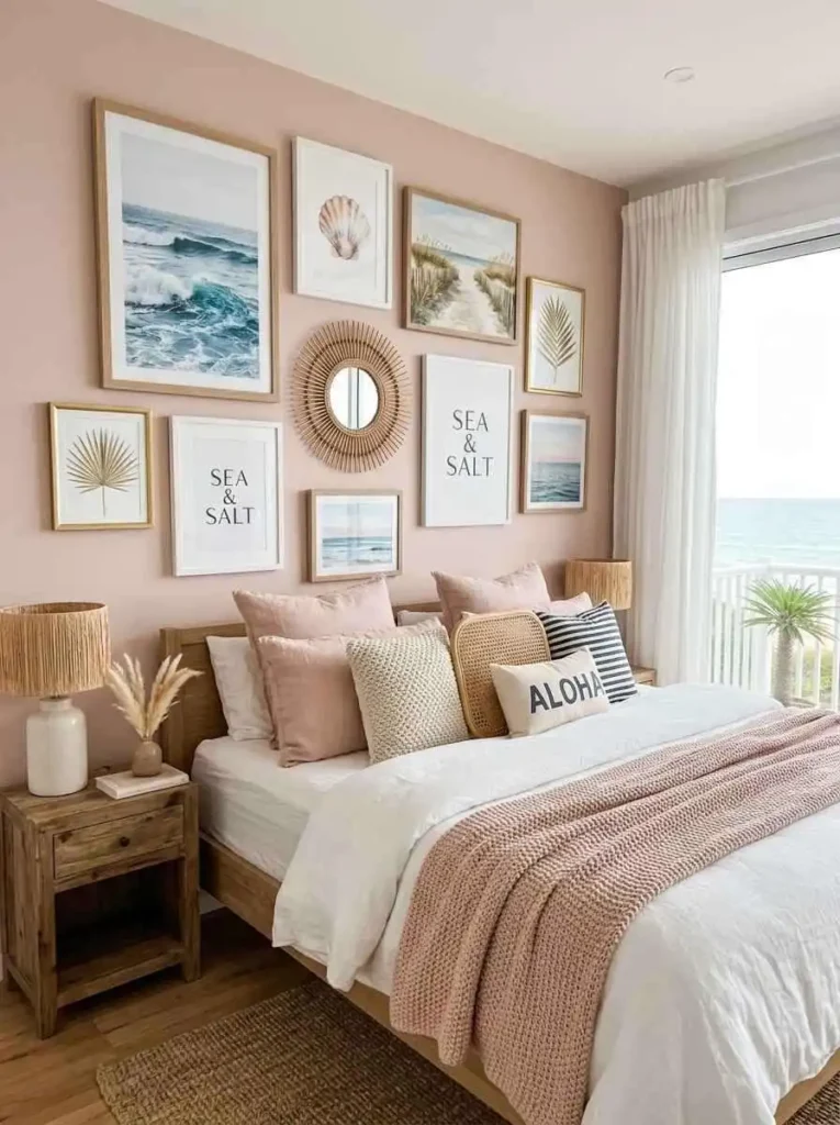 PinkCoastalGalleryWall