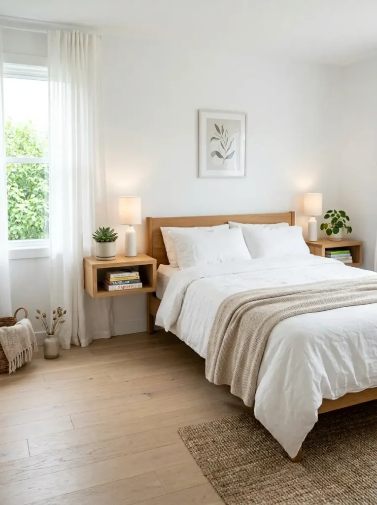 Install Floating Shelves Instead of Bulky Furniture
