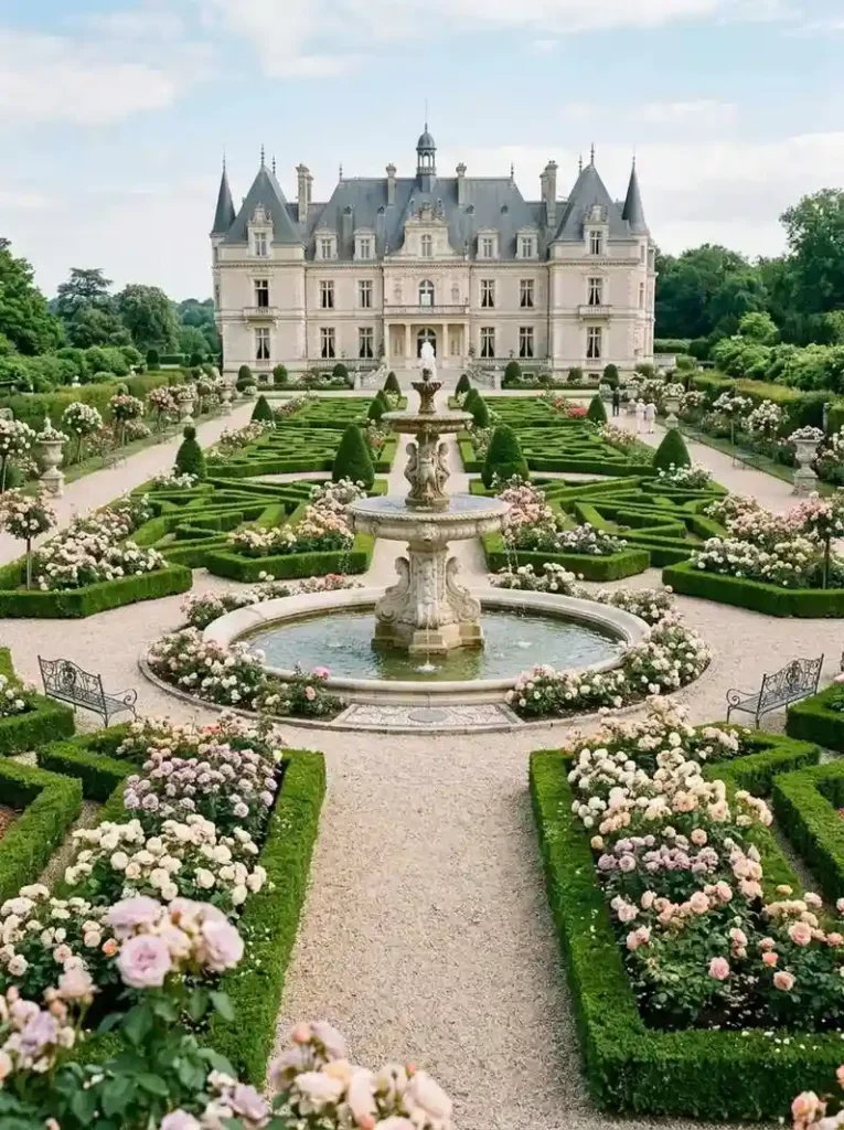 FrenchInspiredRoseGarden