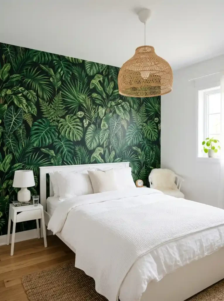 Use Wallpaper on One Accent Wall