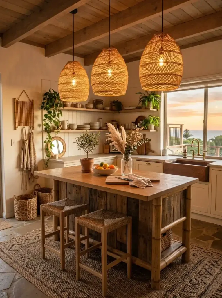 Rattan & Woven Pendant Lights
