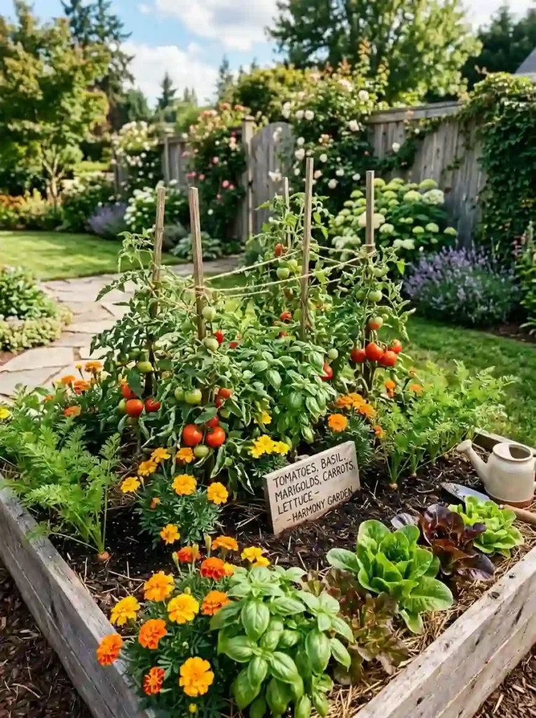 9.Companion Planting Garden Layout