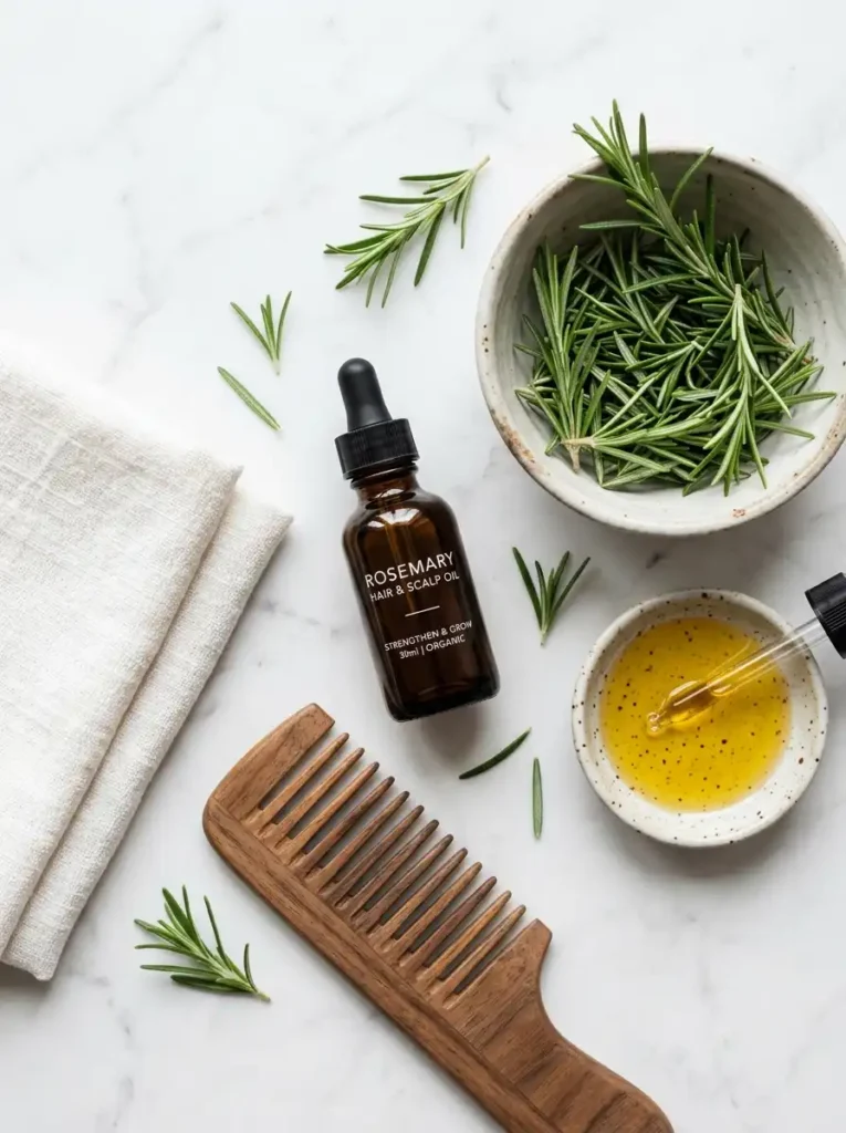 Apply Rosemary Oil to Your Scalp