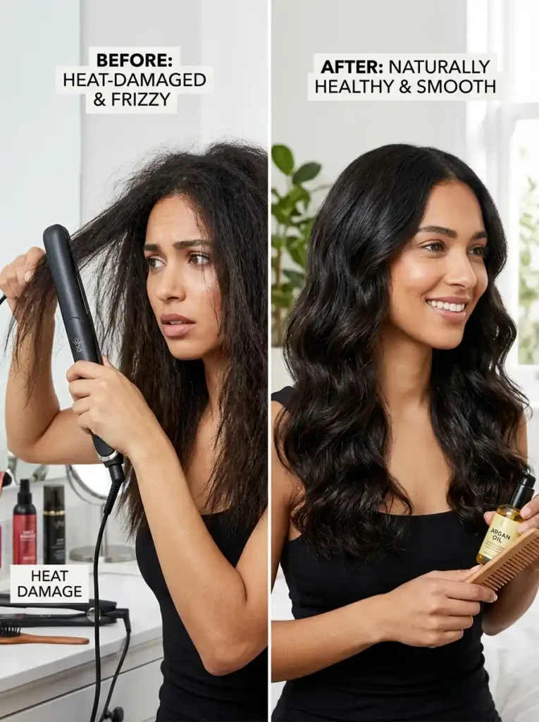 Avoid Heat Styling as Much as Possible