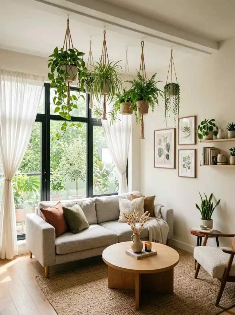 Ceiling Hook Plant Display