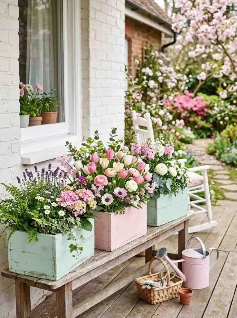 Corner Planter Box Setup