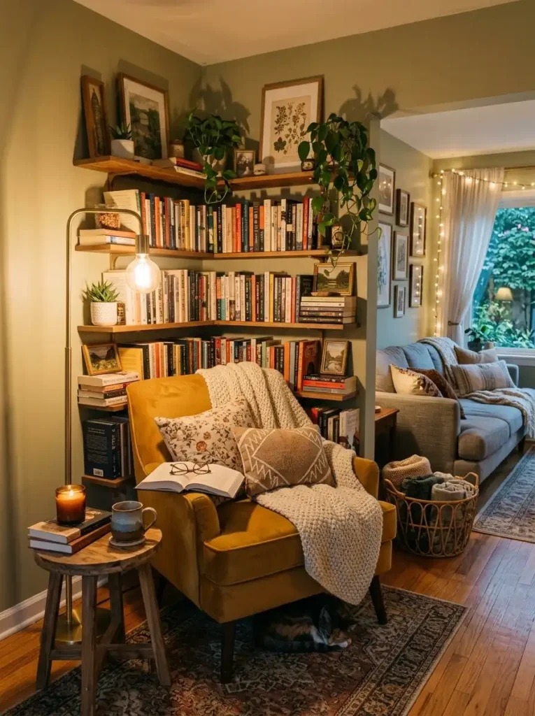 Cozy Reading Corner Layout