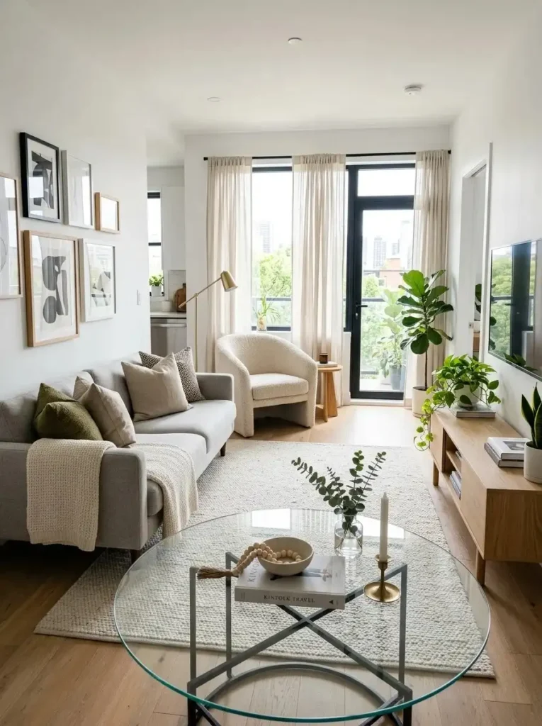 Glass Furniture Layout