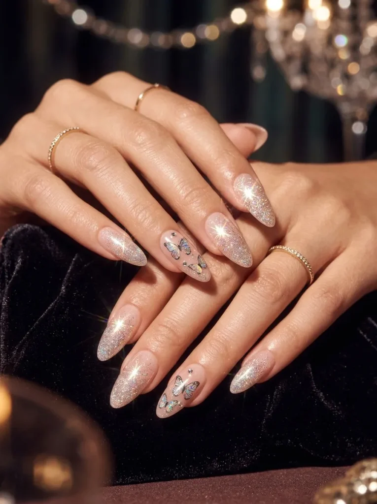 GlitterButterflyGlamNails