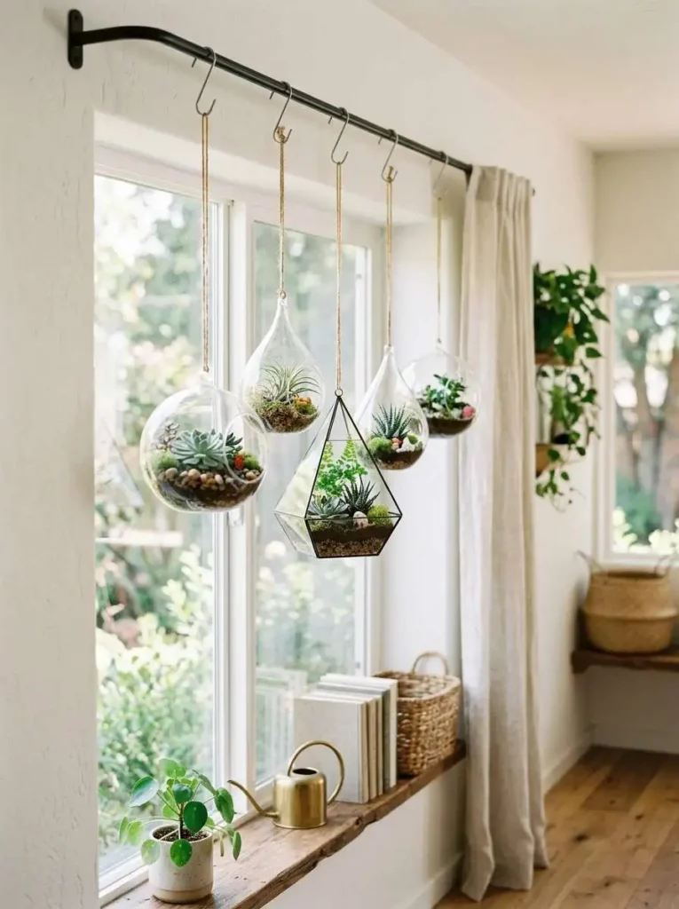 Hanging Glass Terrariums