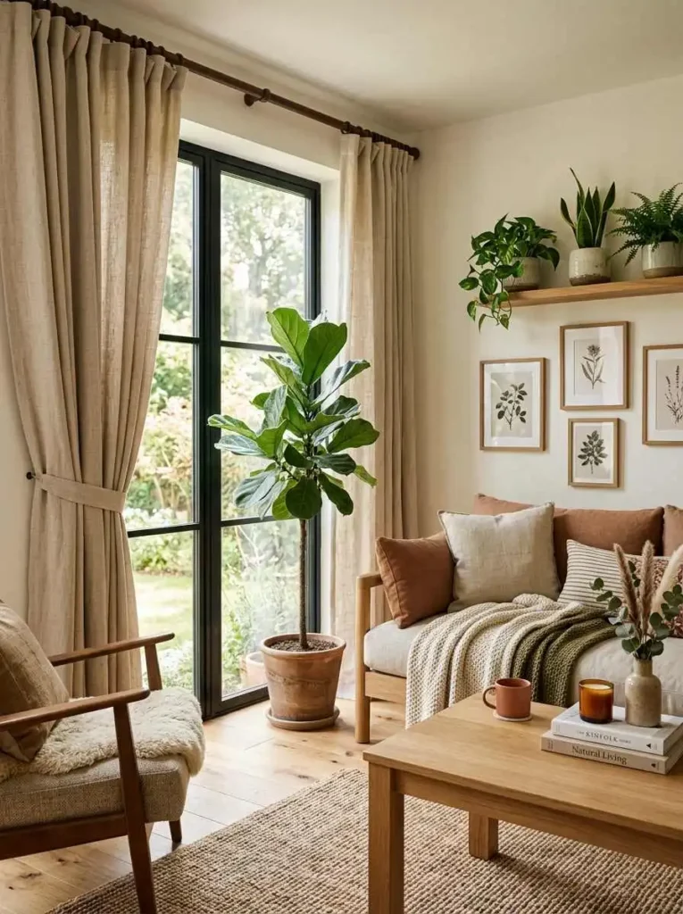 Linen Curtains for Natural Texture