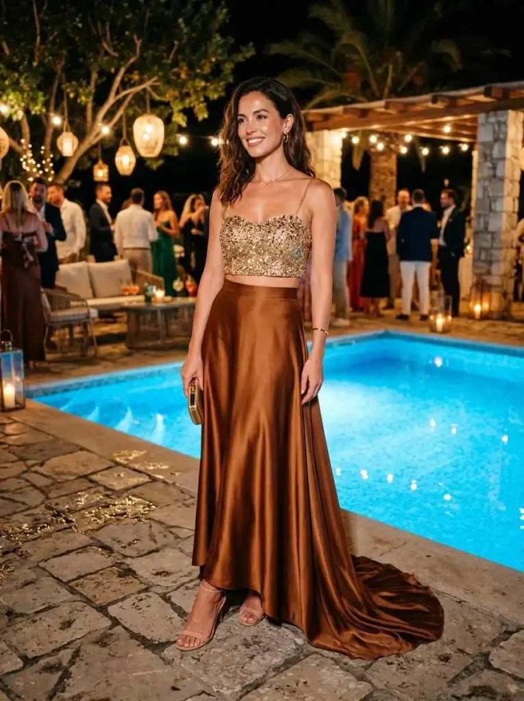 Maxi Skirt + Embellished Crop Top.webp