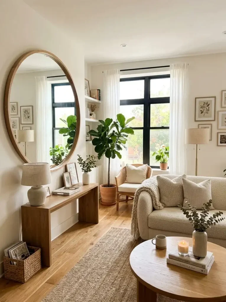 Mirror-Enhanced Layout