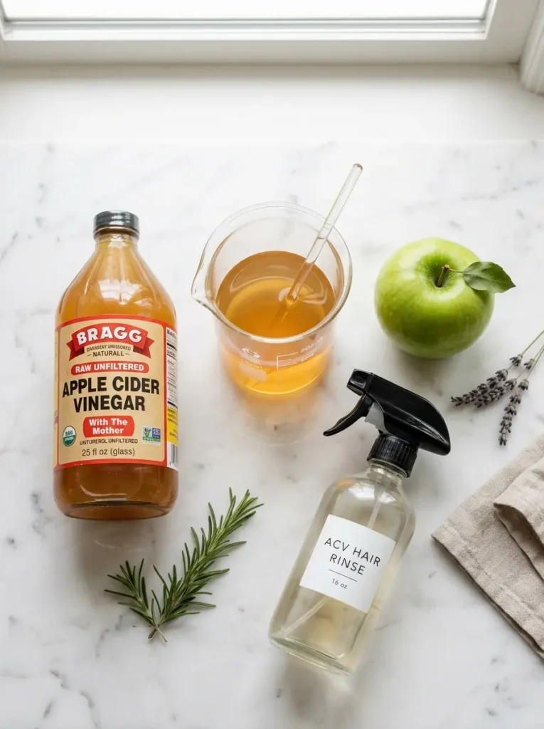 Rinse with Apple Cider Vinegar