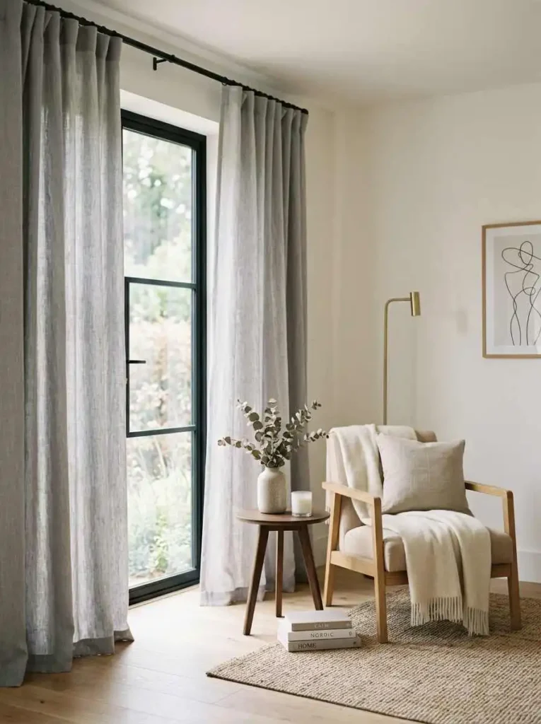 Soft Gray Curtains for Modern Calm